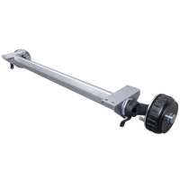 AL-KO EURO fékezett hajóutánfutó tengely 1800kg 1645/1755mm 2230mm 5x112