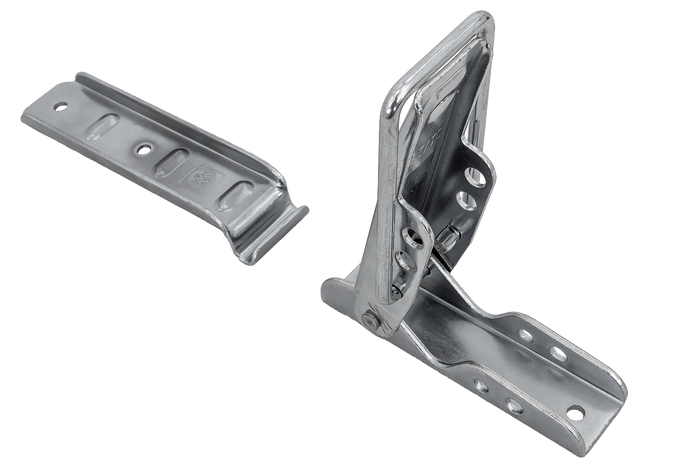 Oldalsó vonóhorog csattal WINTERHOFF BV 10-2 + ​​​​BVG 10-A komplett pótkocsi oldalsó zárral