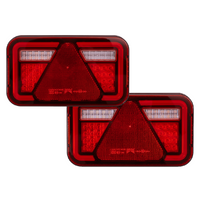 ASPÖCK MULTILED IV LED hátsó lámpák bajonettzárral, 5 tűs, 7 funkciós, bal+jobb