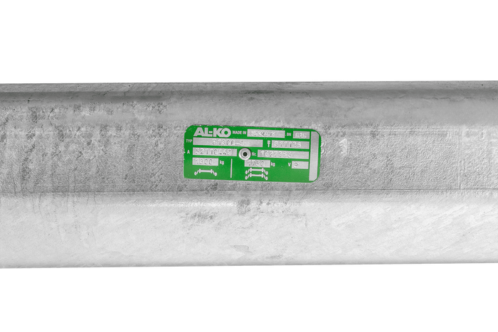 AL-KO EURO fékezett tengely pótkocsihoz/autószállítóhoz 1800kg 1400mm 1900mm 5x112