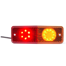 Hátsó lámpa WAŚ W072UD 487 3 funkciós univerzális