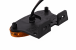 ASPÖCK FLATPOINT II LED-es helyzetjelző lámpa, narancssárga, univerzális, tartóval