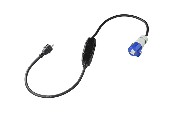 Schuko/CEE adapterkábel ProPlus 373589V01DE differenciálkapcsoló 150cm
