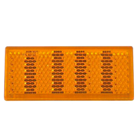 Téglalap alakú öntapadós reflektor NARANCS DOBPLAST 76x34mm fényvisszaverő