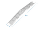 ProPlus 390094 összecsukható rámpa utánfutóhoz 203 cm 340 kg