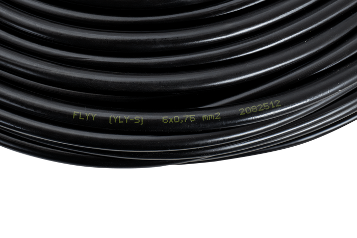 HYBSZ YLY-S 6x0,75 hat eres elektromos kábel - 1m