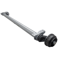 AL-KO COMPACT fékező tengely pótkocsihoz/szállítóhoz 1350kg 1900mm 2350mm 5x112