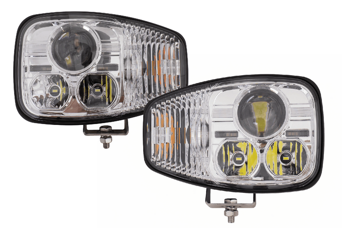 TT Technology TT.16610-L+TT.16610-P LED fényszórók 3 funkcióval 21xLED 4450lm bal+jobb JCB/Cat/Manitou/Volvo/Terex traktorokhoz