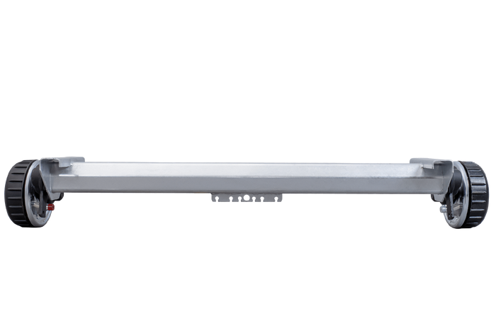 AL-KO EURO fékezett tengely pótkocsihoz/autószállítóhoz 1800kg 1300mm 1800mm 5x112