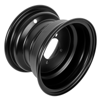 UNITRAILER acél felni fekete 5.5Ix8"H2 4x88 ET:-2