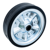 Pótkerék a KNOTT 405641.001 jockey kerékhez, tömör gumiból, 200x60 mm