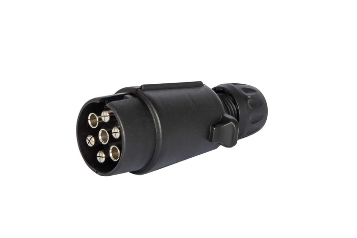 7 tűs ASPOCK csatlakozó utánfutó vonóhorog-aljzathoz