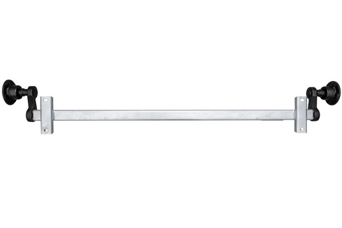 KNOTT VG7-L fékezetlen pótkocsi tengely 750kg 1380mm 1880mm 4x100