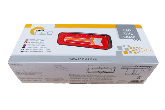TruckLED L1913 LED hátsó lámpa 6 funkciós univerzális