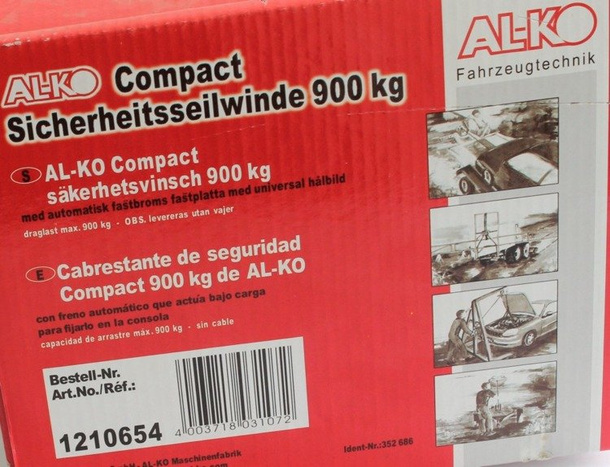 Kézi csörlő AL-KO 900 kg-os pótkocsihoz