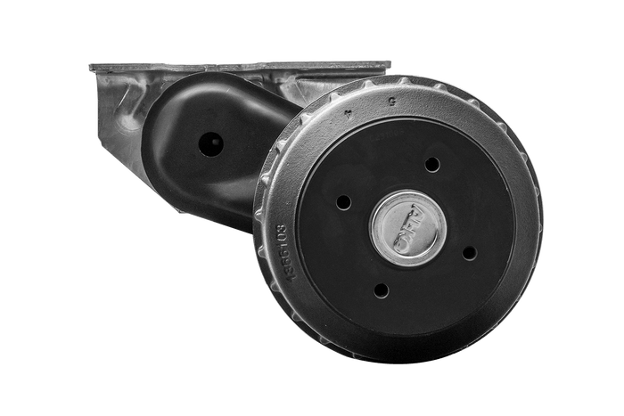 AL-KO COMPACT fékező tengely pótkocsihoz/szállítóhoz 1350kg 1260mm 1630mm 4x100