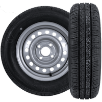 Két kerék szett utánfutóhoz KENDA GUMIABRONCS 165/70 R13 79N KENDA FELNI 4Jx13"H2 4x100 ET:30