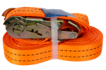 UNITRAILER 8m/35mm/2t narancssárga szállítószalag feszítővel