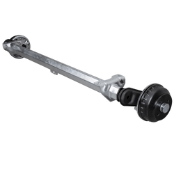 AL-KO COMPACT fékező tengely pótkocsihoz/szállítóhoz 1000kg 1200mm 1780mm 4x100