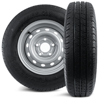 Két megerősített kerék szett pótkocsihoz LINGLONG GUMIK 165/80 R13C 96/94N UNITRAILER FELNIK 4.5Jx13"H2 5x112 ET:30