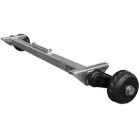 KNOTT VGB13-M fékezett tengely pótkocsihoz/szállítóhoz 1350kg 1450mm 1900mm 5x112