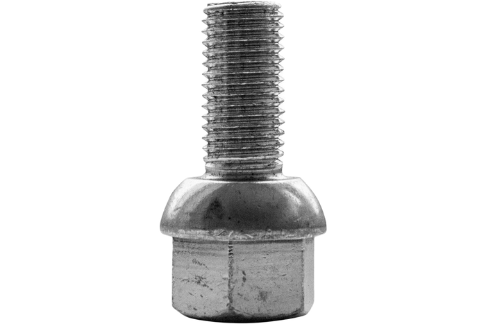 10 darabos M12x1.5 golyóscsavar készlet 750 kg feletti fékezhető tengelyekhez való kerekekhez