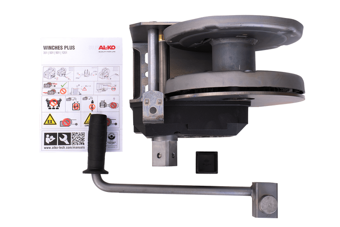 Kézi csörlő AL-KO 1150 kg-os utánfutóhoz fékkel és automatikus letekerccsel