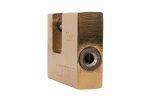 70 mm-es HERMON sárgaréz lakat, fülátmérő 10 mm
