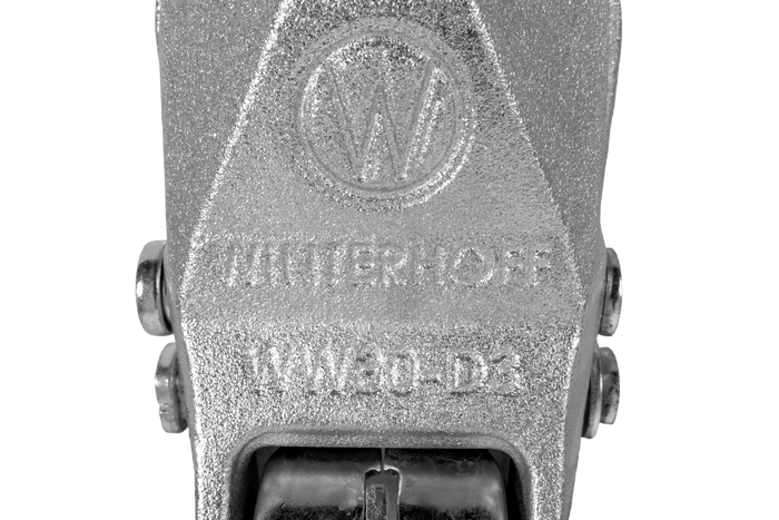 WINTERHOFF WW 30-D3-K1212 gömbfejű vonóhorog 3000 kg-os pótkocsihoz, 50-51 mm-es csővonórúddal, öntöttvas