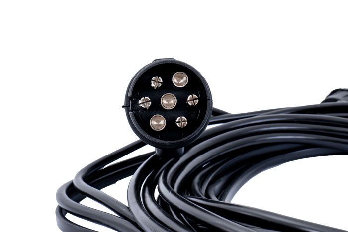 Lámpakészlet: DOBPLAST DPT35 hátsó lámpák + ASPÖCK FLEXIPOINT I oldalsó helyzetjelző lámpák + MANTES 4,5 m-es 7 tűs kábelköteg