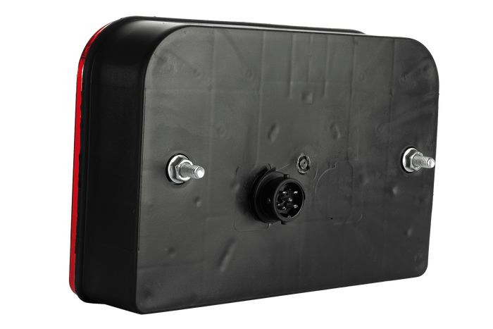 Lámpakészlet: DOBPLAST DPT35 LED hátsó lámpák + FRISTOM FT-009 LED oldalsó helyzetjelző lámpák + MANTES 4,5 m-es 7 tűs kábelköteg