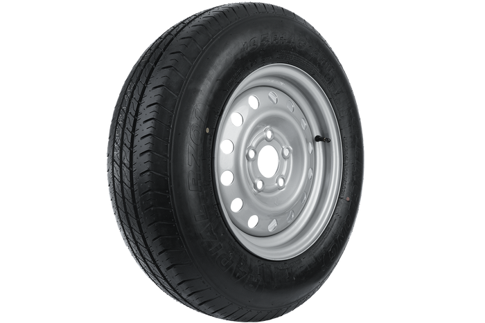 Két megerősített pótkocsi kerék szett LINGLONG GUMIABRONCS 185/80 R14C 104/102N UNITRAILER FELNI 5.5Jx14"H2 5x112 ET:30