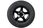 Erősített pótkocsi kerék KENDA GUMIABRONCS 185/80 R14C 104/102N ALUMÍNIUM FELNI STARCO fekete 5.5Jx14"H2 5x112 ET:30