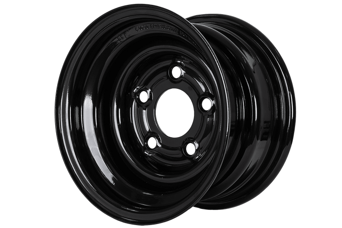 Acélfelni UNITRAILER pótkocsihoz, fekete, 6Jx10"H2, 5x112 ET:-4