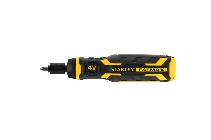 STANLEY 4V-os akkus csavarhúzó töltővel és bitekkel 