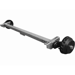 KNOTT VGB18MV fékezett tengely pótkocsihoz/autószállítóhoz 1800kg 1750mm 2220mm 5x112