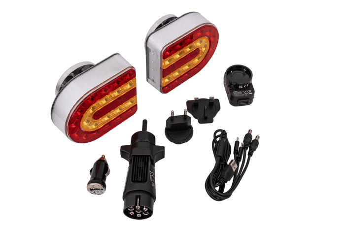 SPAREX CONNIX S.130977 LED hátsó lámpák 4 funkciós bal + jobb, vezeték nélküli, mágneses