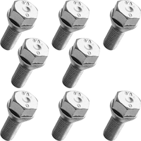 8 db-os kúpos peremes csavarkészlet fékezetlen pótkocsi tengely kerekekhez M12x1.5