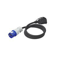 CEE dugós és védőérintkezős aljzatos adapter 16A 230V ProPlus 373530DE kábel 150cm