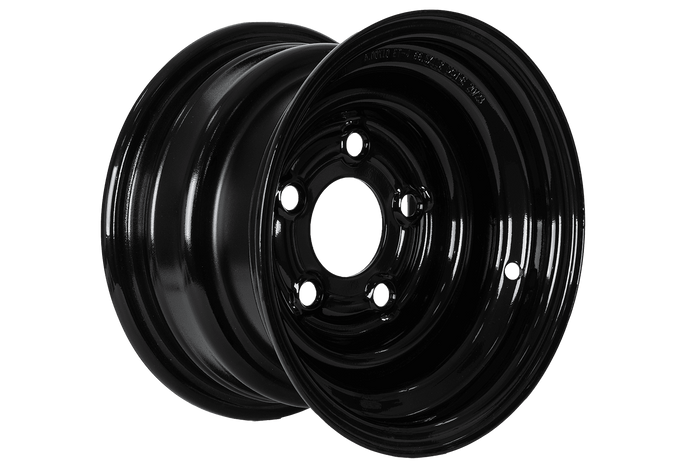 Acélfelni UNITRAILER pótkocsihoz, fekete, 6Jx10"H2, 5x112 ET:-4