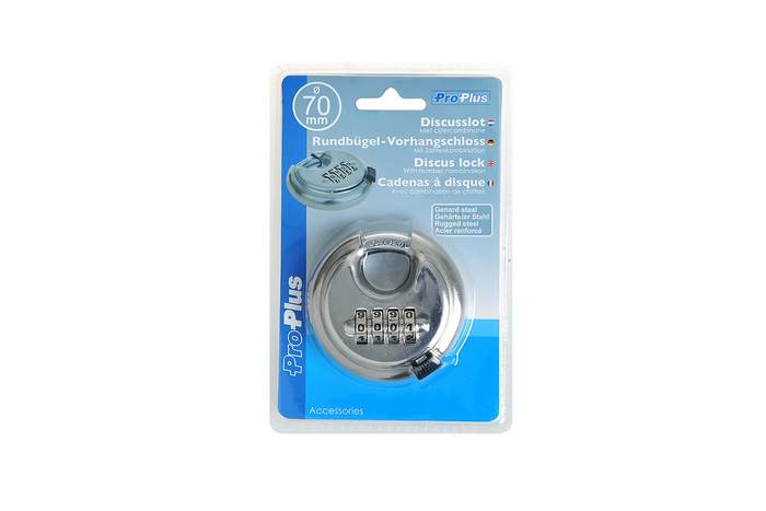 ProPlus 341317 kör alakú lakat kombinációs zárral, 70 mm-es kóddal