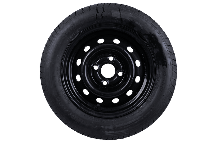 OUTLET Koło do przyczepki OPONA LINGLONG 155/70 R13 75N FELGA UNITRAILER czarna 4Jx13" 4x100 ET:30