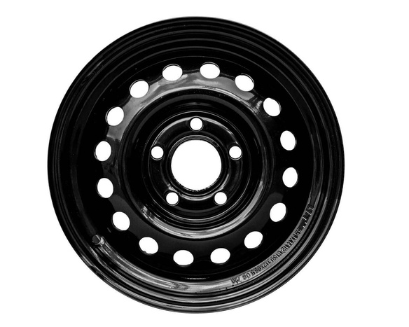 Acélfelni UNITRAILER utánfutóhoz, fekete, 5.5Jx14"H2, 5x112 ET:30