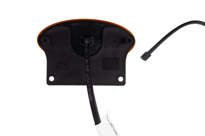 ASPÖCK FLATPOINT II LED-es helyzetjelző lámpa, narancssárga, univerzális, tartóval