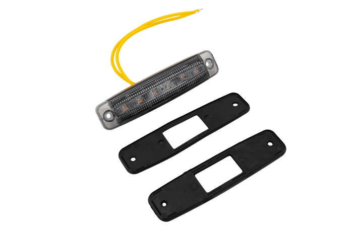 FRISTOM FT-079 LED DARK jelzőlámpa, narancssárga, univerzális
