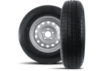 Két megerősített pótkocsi kerék szett LINGLONG GUMIABRONCS 185/80 R14C 104/102N UNITRAILER FELNI 5.5Jx14"H2 5x112 ET:30