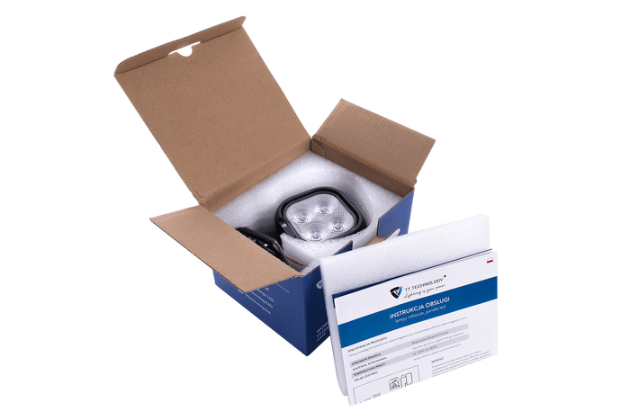 LED munkalámpa reflektor TT TECHNOLOGY TT.13330 4xLED 3200lm négyzet alakú