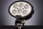 LED munkalámpa reflektor TT TECHNOLOGY FEKETE TT.13359F 6xLED 4800lm ovális