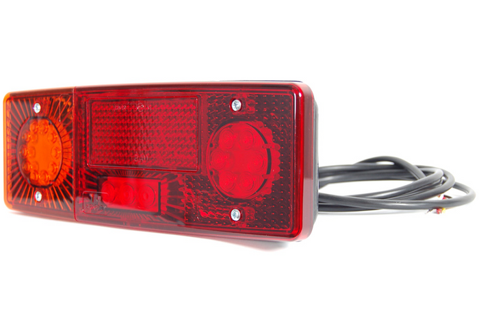 Hátsó lámpa WAŚ WE551DL 483 LED 5 funkciós bal