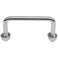 DROMET C típusú négyzet alakú bilincs anyákkal és alátétekkel M12 65/122/65